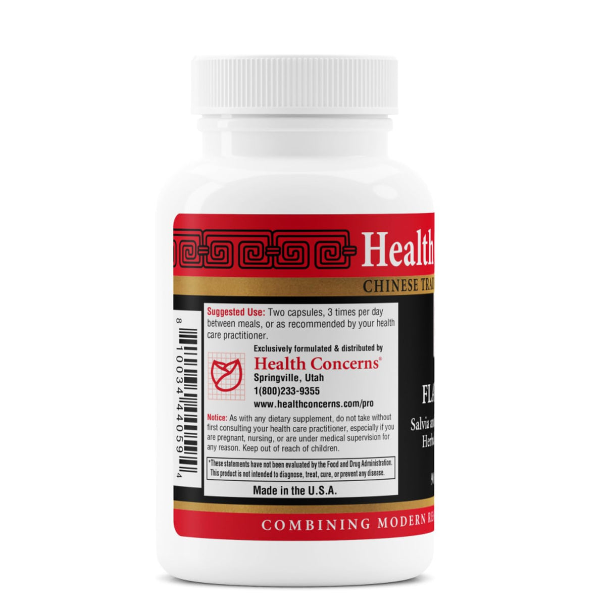 Flavonex Health Concerns 90 capsules avec étiquette