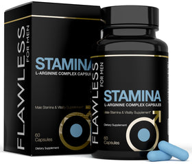 FLAWLESS FOR MEN Stamina 60 capsules front view