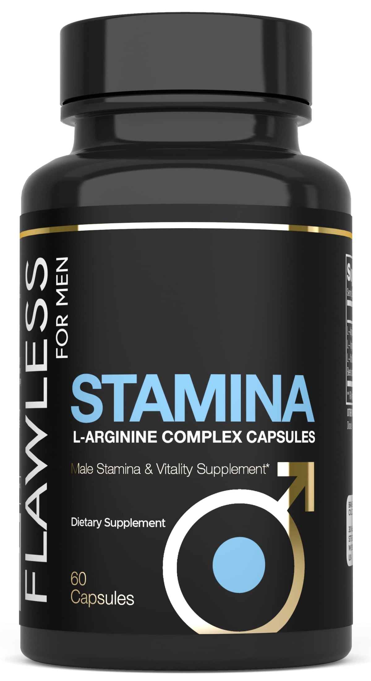 FLAWLESS FOR MEN Stamina bottle top view