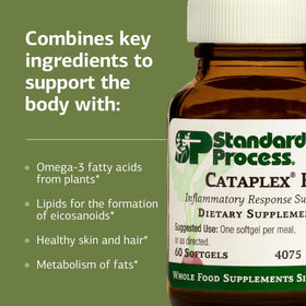 Flax Oil Plus Standard Process 60 gélules côté gauche