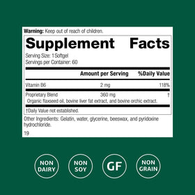 Flax Oil Plus Standard Process 60 gélules emballage