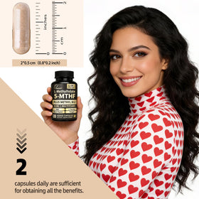 Fleamart L Methylfolate 15mg capsules avec ingrédients sur l'étiquette