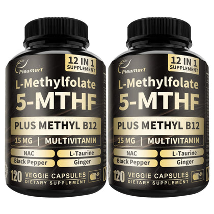 Fleamart L Methylfolate 15mg complément alimentaire 120 capsules