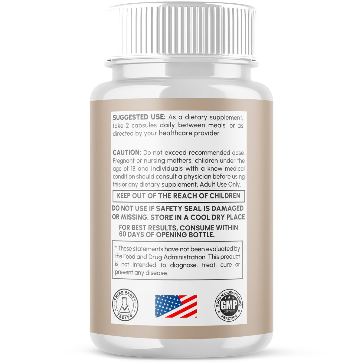 Flex University Complément Alimentaire Force de Cœur 120 Capsules sur une table