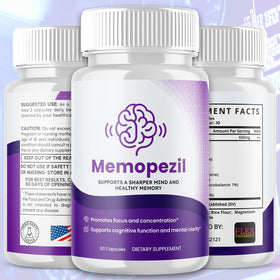 Flex University Memopezil capsules à côté d'un carnet
