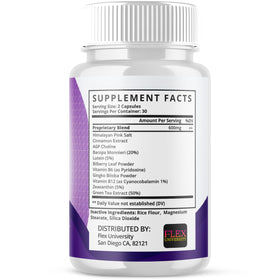Flex University Memopezil capsules avec des ingrédients naturels