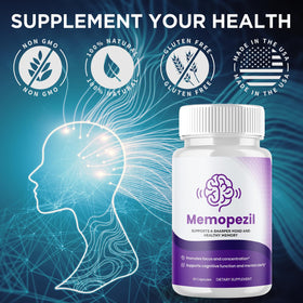 Flex University Memopezil capsules prise avec un verre d'eau