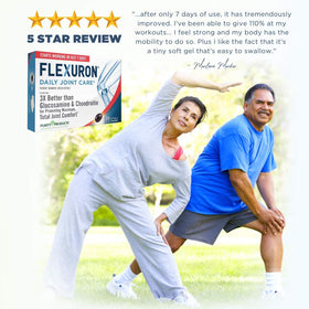 Flexuron complément articulaire, boîte avec étiquettes de produits