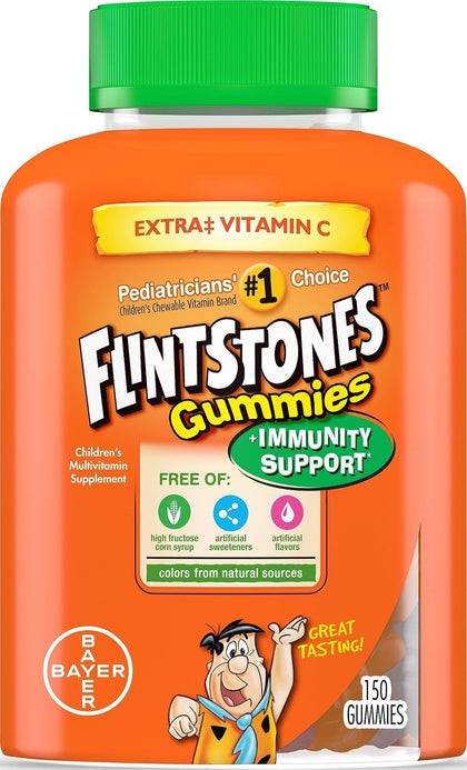 Flintstones Gummies Multivitamines Enfants 150 gummies saveur orange