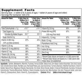 Flintstones Multivitamines Comprimés Mâcher Enfants sur une table