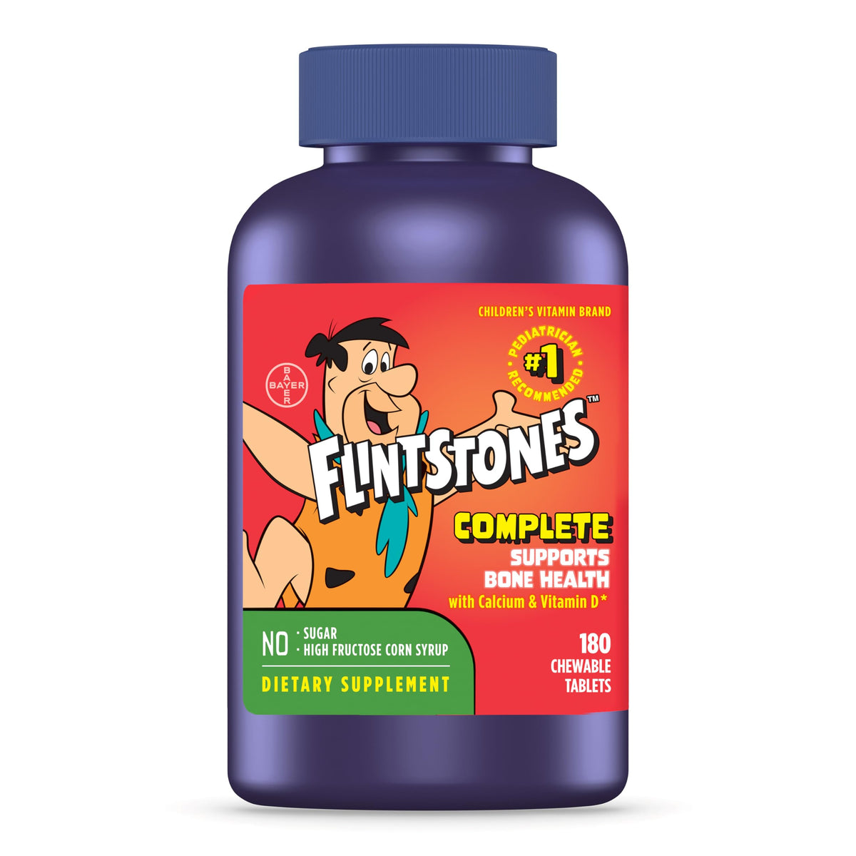 Flintstones Multivitamines Enfant 180 comprimés en pack