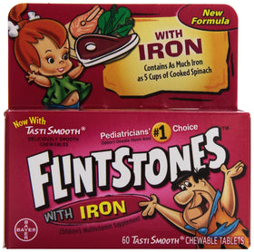 Flintstones Multivitamines Enfant 60 comprimés mâchables, emballage avant