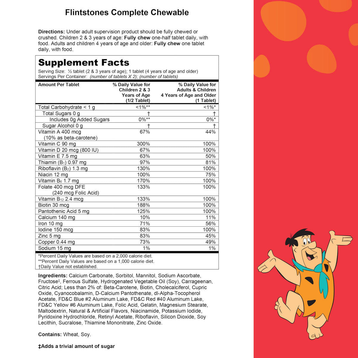 Flintstones Multivitamines Enfant présentation en boîte
