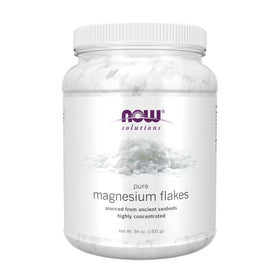 Flocons de magnésium NOW Foods 100% pur, vue avant du paquet