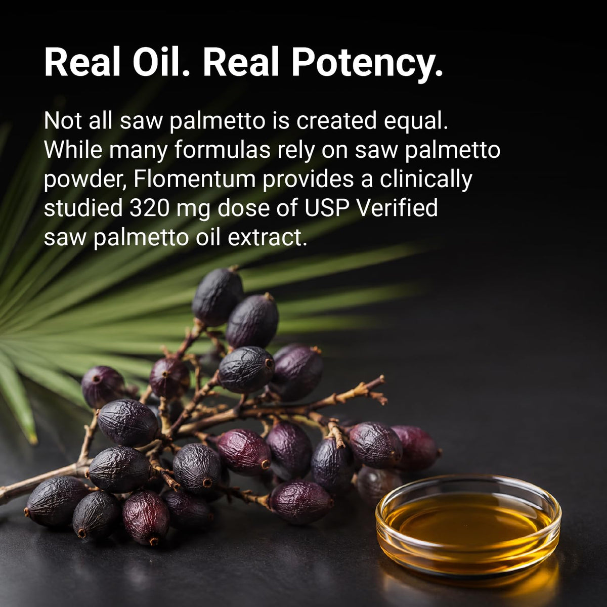 Flomentum gélules de palmetto avec étiquette détaillée