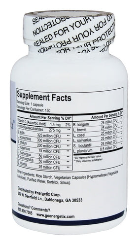Flora 12+ 150 Capsules d'Energetix avec emballage