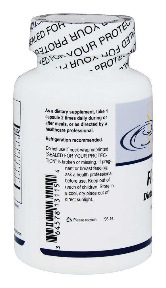Flora 12+ 60 Capsules Energetix côté avec informations