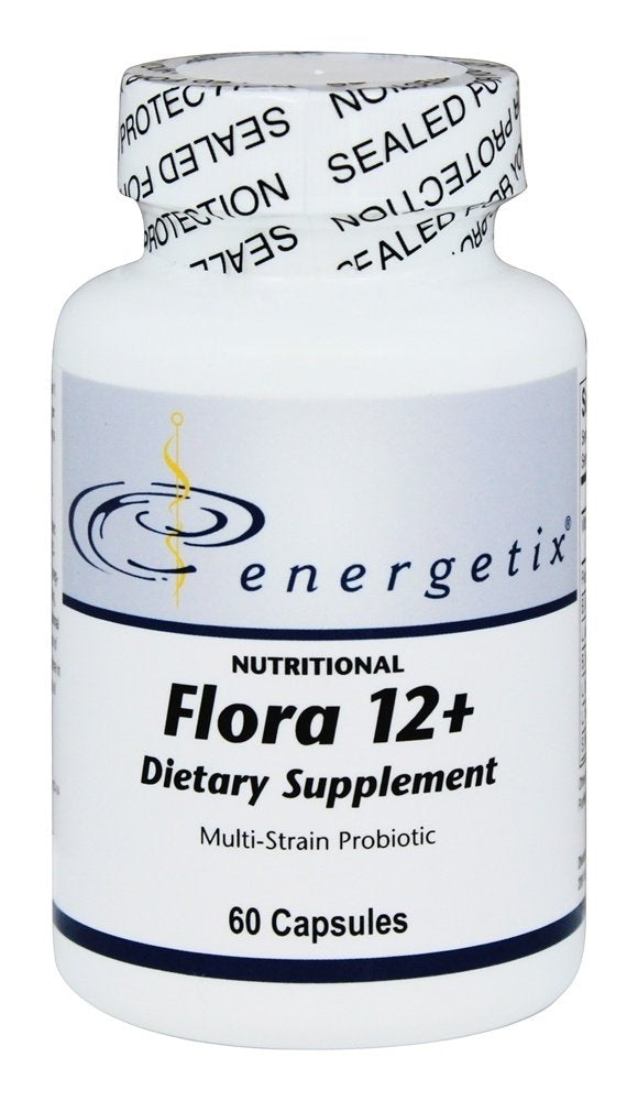 Flora 12+ 60 Capsules Energetix packaging