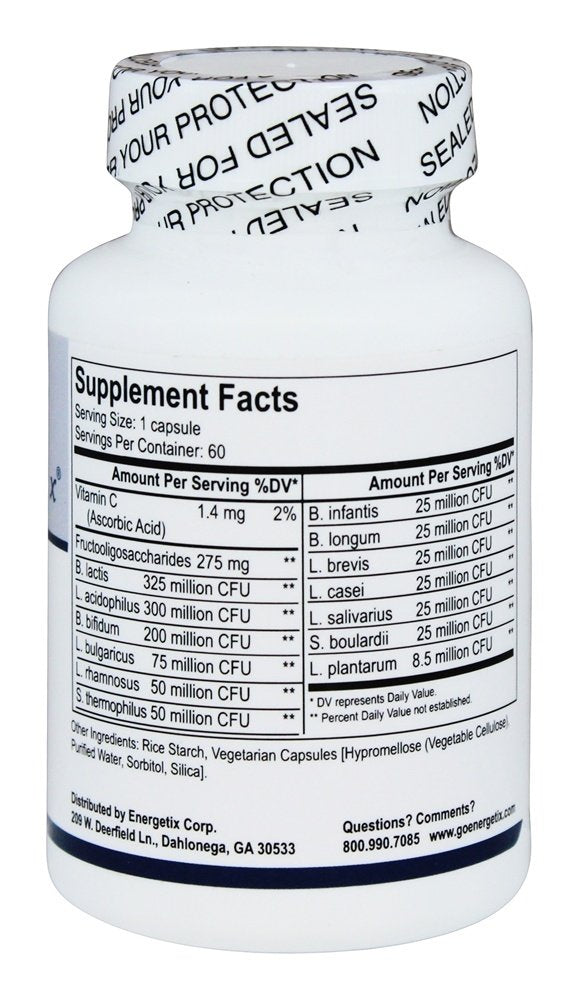 Flora 12+ 60 Capsules Energetix prise en main