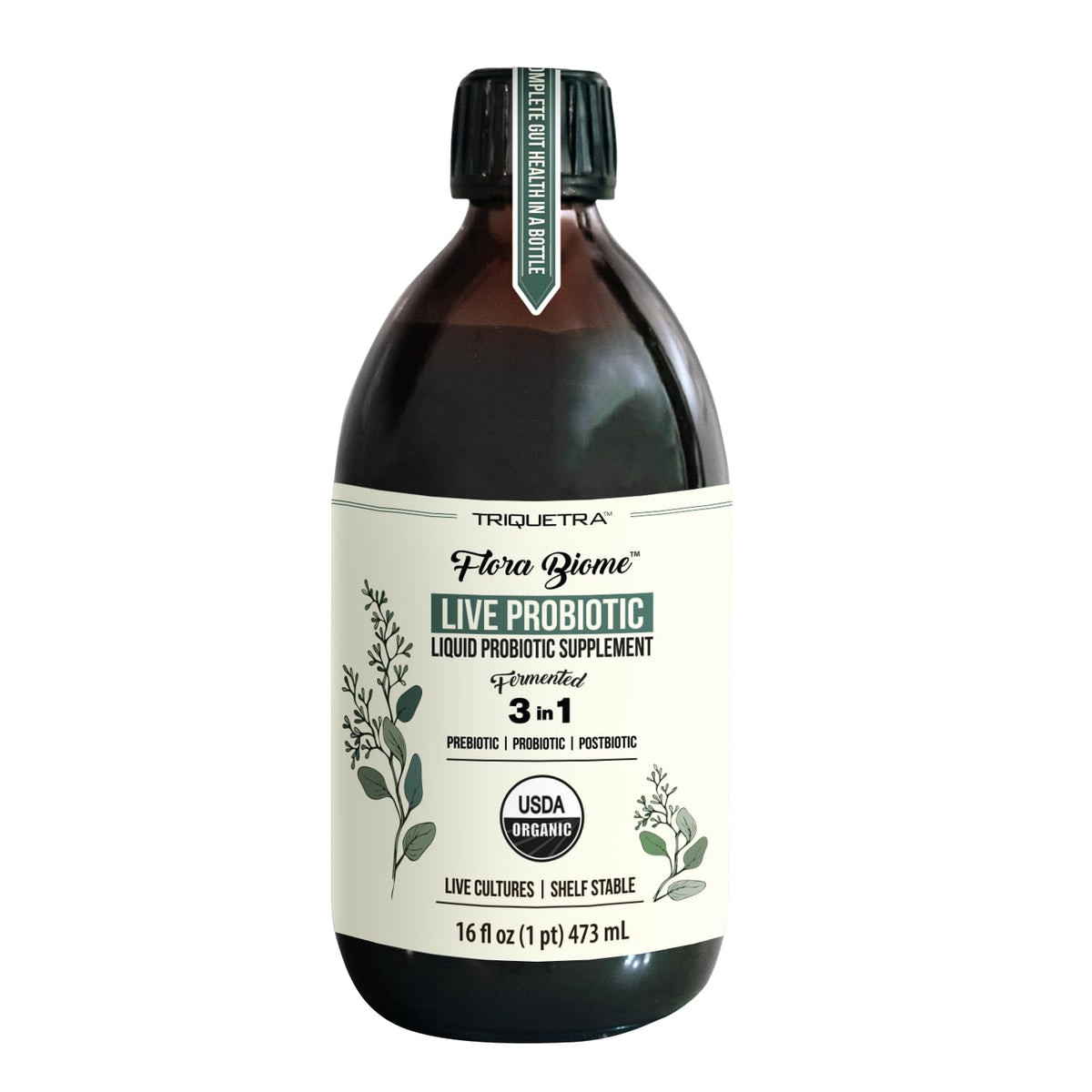 Flora Biome Triquetra Health bouteille vue de face