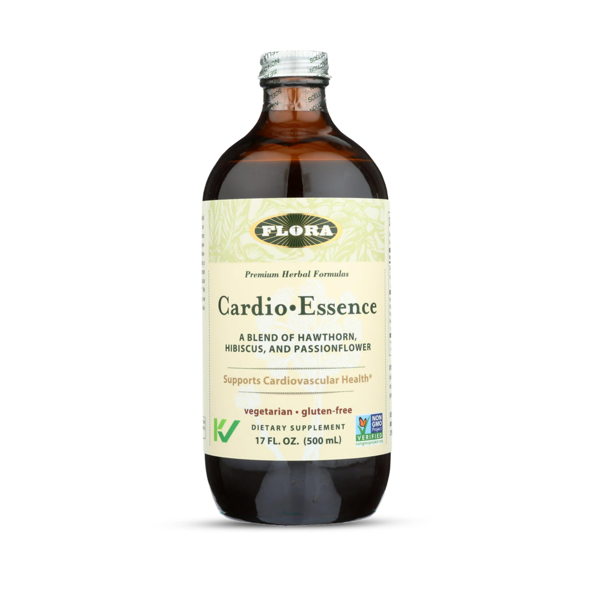 Flora Cardio-Essence 500 ml en verre, vue avant