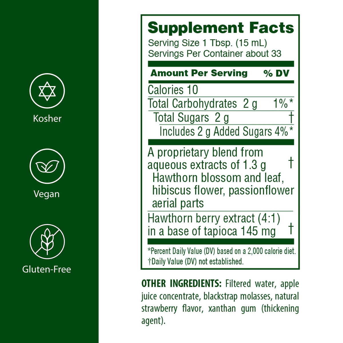 Flora Cardio-Essence 500 ml, vue arrière avec étiquette