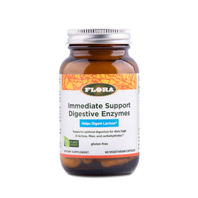 Flora Enzymes daily 60 Capsules Végétales - vue de l'emballage