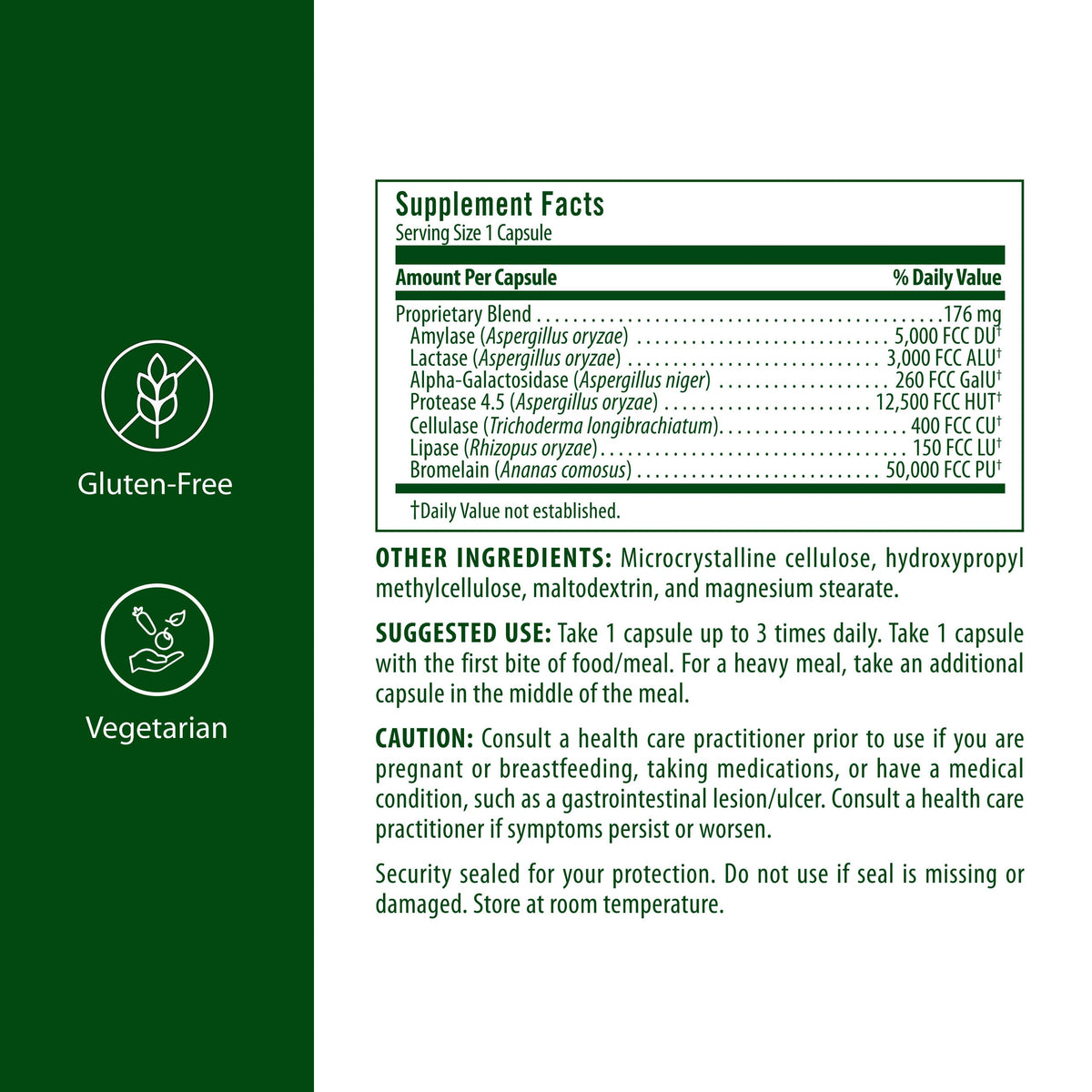 Flora Enzymes daily capsules végétales ouvertes
