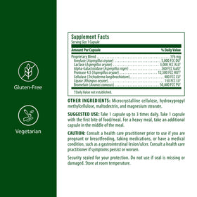 Flora Enzymes daily capsules végétales ouvertes