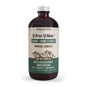 Flora Fulvic Triquetra Health bouteille 8 fl oz vue avant
