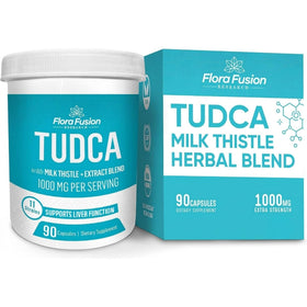 Flora Fusion TUDCA 1000mg flacon de 90 capsules vue de face