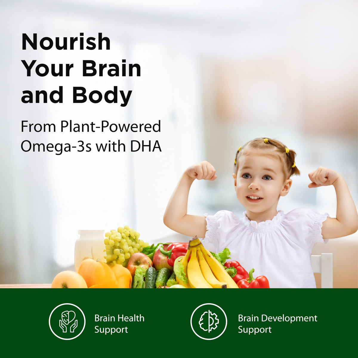 Flora Probiotique Enfants, capsule ouverte montrant la taille