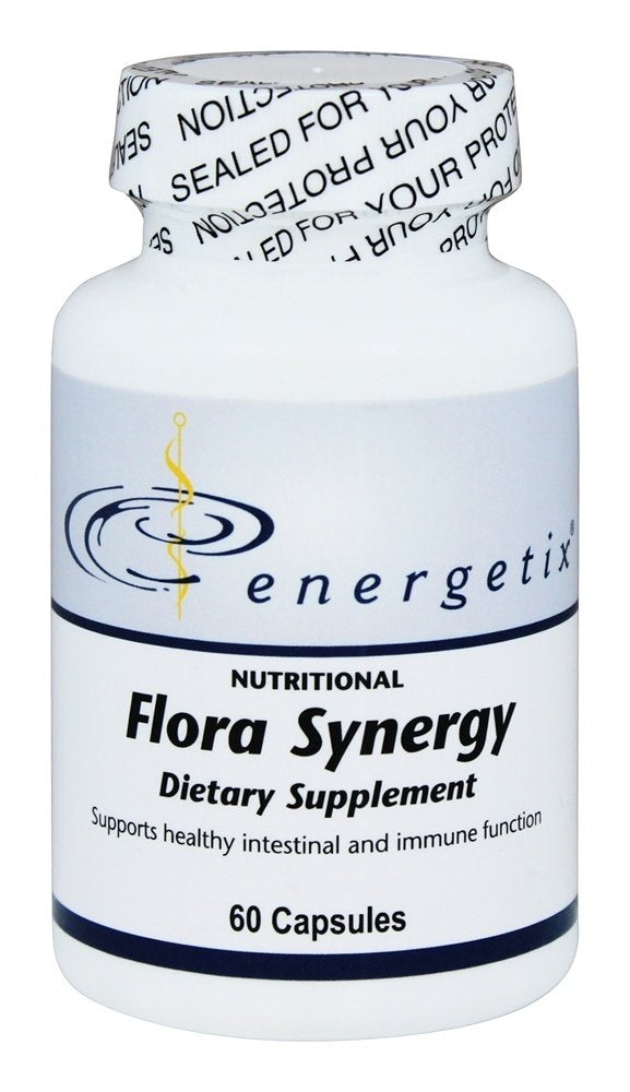 Flora Synergy d'Energetix, vue arrière avec informations nutritionnelles