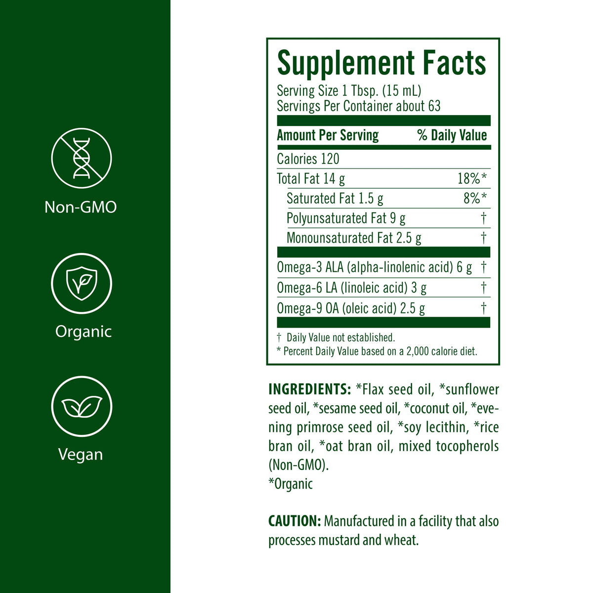 Flora Udo’s Oil Omega 3-6-9 mélange d'huiles végétales