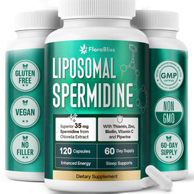 FloraBliss 35mg Liposomal Spermidine avant du paquet