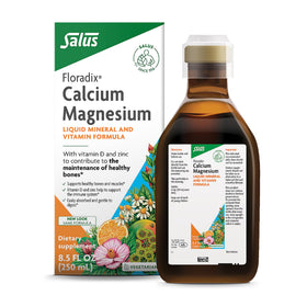 Floradix Calcium Magnésium 630g bouteille vue avant