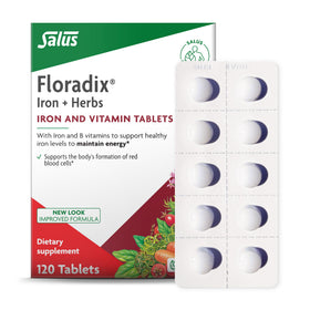 Floradix Complément Alimentaire Fer 120 Comprimés vue de face