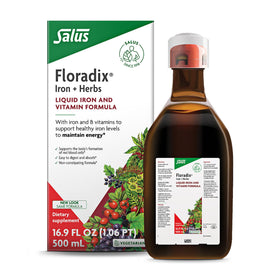 Floradix Fer et Plantes 500 ml vue avant avec étiquette