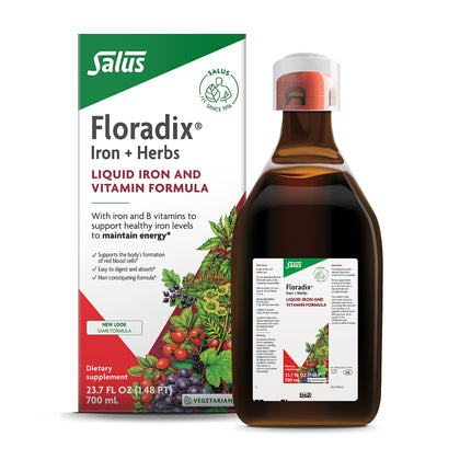 Floradix Fer & Herbes 700 ml bouteille vue de face