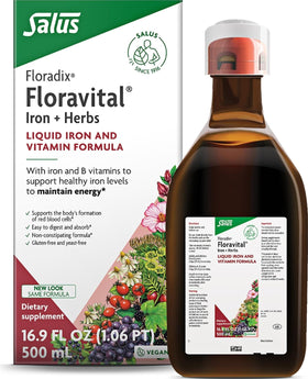 Floradix Floravital Fer Liquide 500 ml vue de face