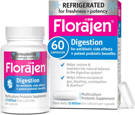 Florajen Probiotique 60 Capsules, vue avant de l'emballage