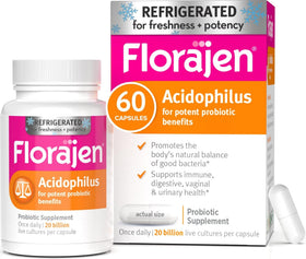 Florajen Probiotique Acidophilus 60 Capsules avant