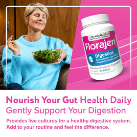 Florajen Probiotique daily 30 capsules avec glaçons