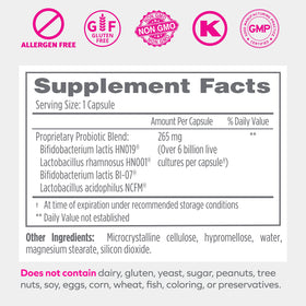 Florajen Probiotique Enfants, capsules sur une surface propre