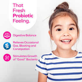 Florajen Probiotique Enfants, vue de côté du flacon