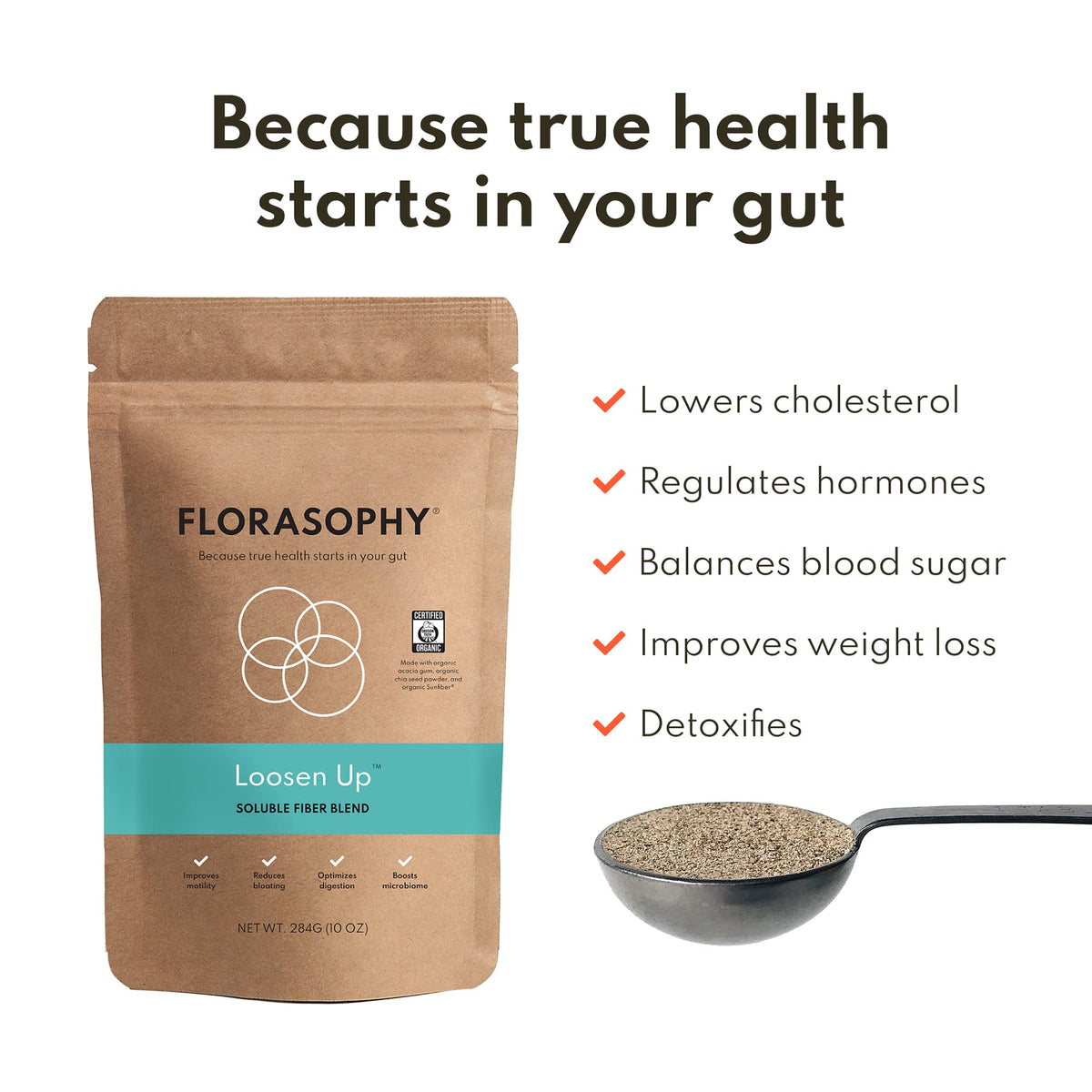 Florasophy Complément Alimentaire en Poudre 259g - vue arrière