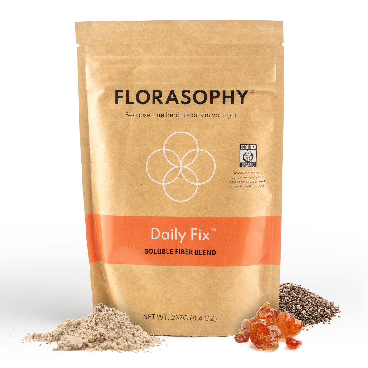 Florasophy Daily Fix 290g complément alimentaire en fibres solubles vue de face