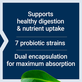 FLORASSIST® Probiotic GI Life Extension capsules sur fond blanc