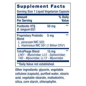 FLORASSIST® Probiotic GI Life Extension étiquette du produit