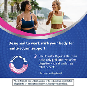 Florastor Complément Alimentaire Femme 30 Capsules avec L-Théanine